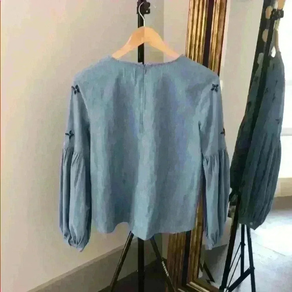 Gap Denim Shirt with Black Gems - Picture 4 of 4